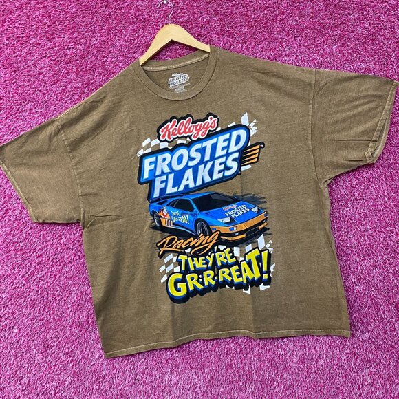 Kelloggs Frosted Flakes Racing They're Great T-Shirt 3XL - Picture 3 of 4